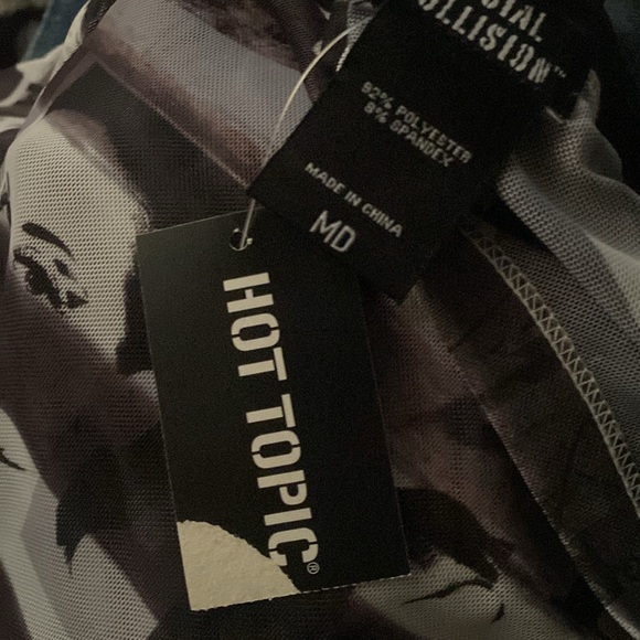 Hot topic long sleeve mesh top - Picture 3 of 3